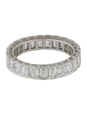 Badgley Mischka Platinum 4.00ctw Lab-Grown Diamond Eternity Band