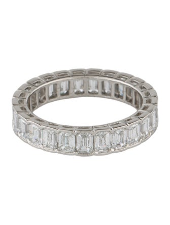Badgley Mischka Platinum 4.00ctw Lab-Grown Diamond Eternity Band