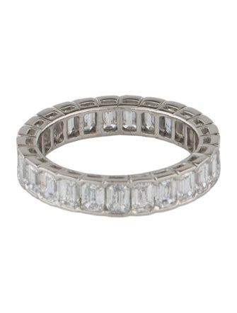 Badgley Mischka Platinum 4.00ctw Lab-Grown Diamond Eternity Band
