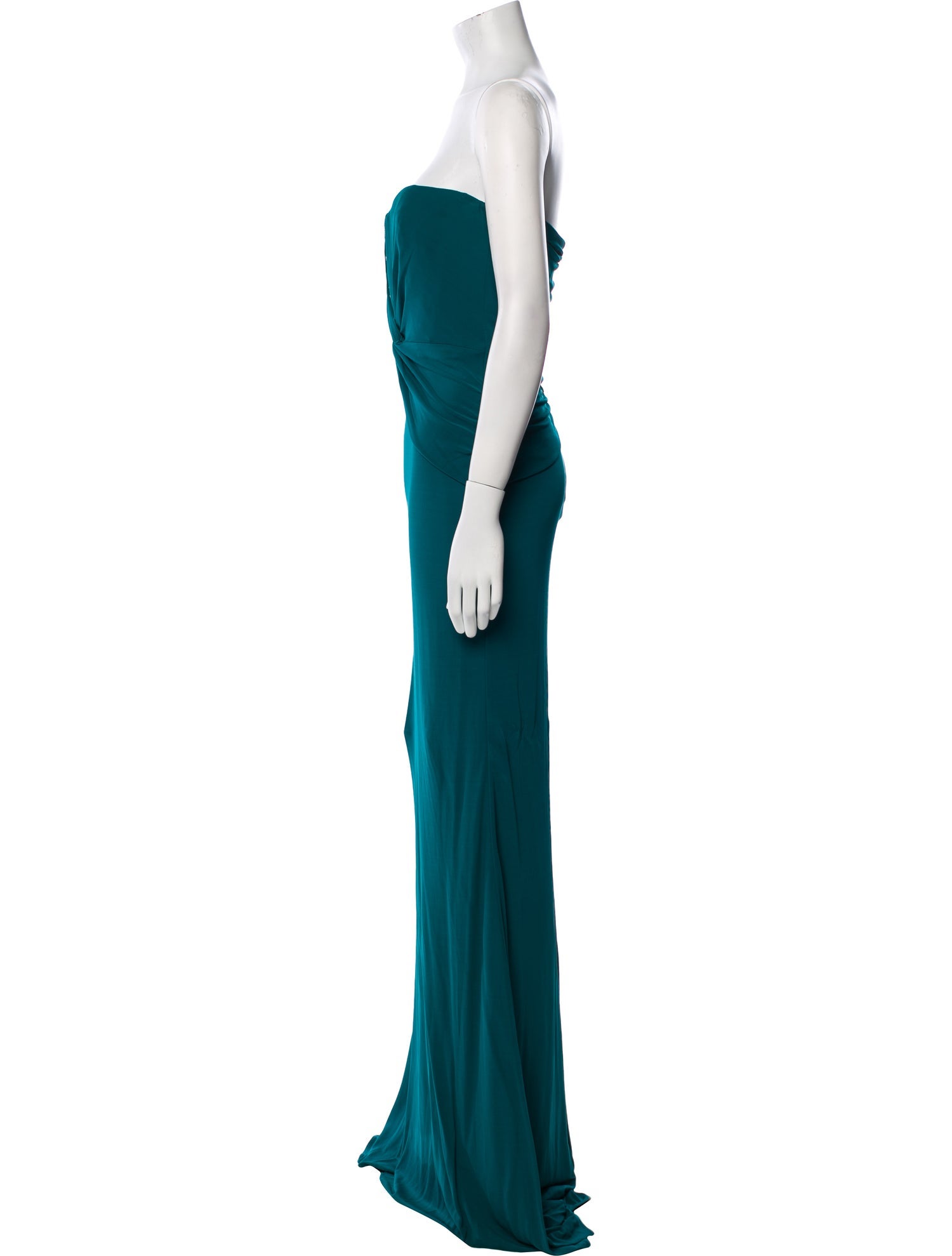 Badgley Mischka Strapless Long Dress