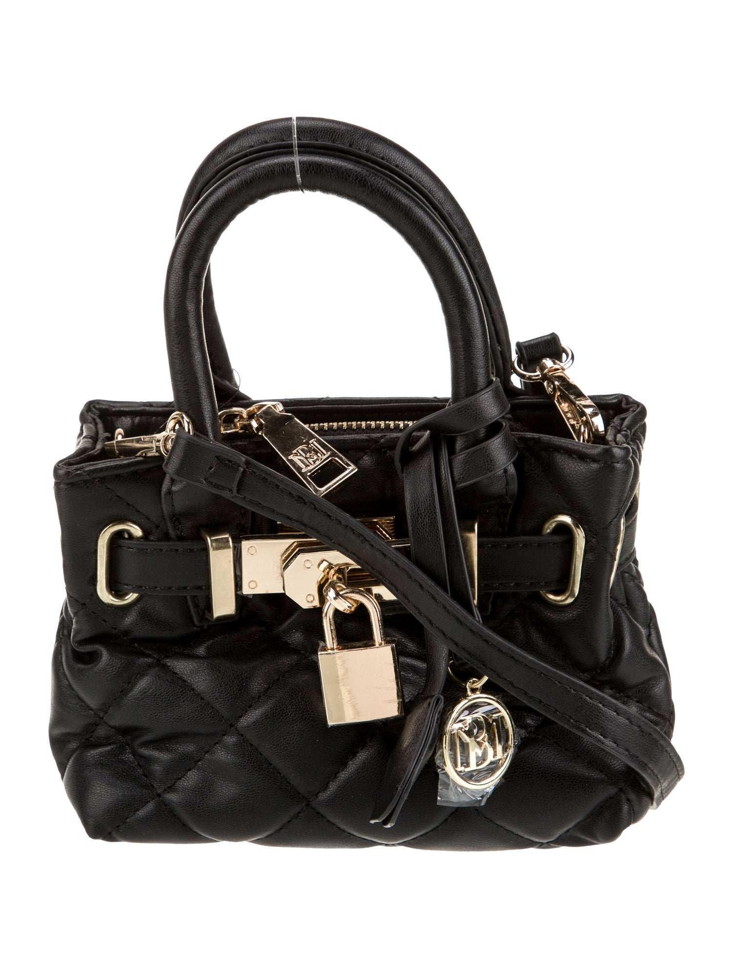 Badgley Mischka Leather Top Handle Bag