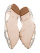 Badgley Mischka Mesh Lace Pattern D'Orsay Flats