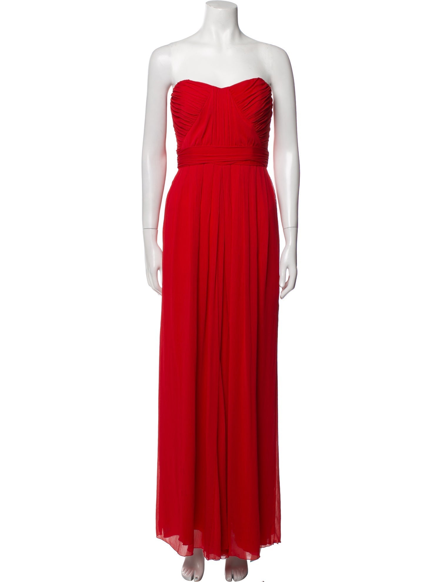 Badgley Mischka Strapless Long Dress