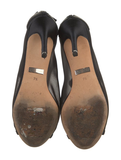 Badgley Mischka Mesh Lace Pattern Pumps