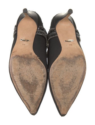 Badgley Mischka Crystal Embellishments Sock Boots