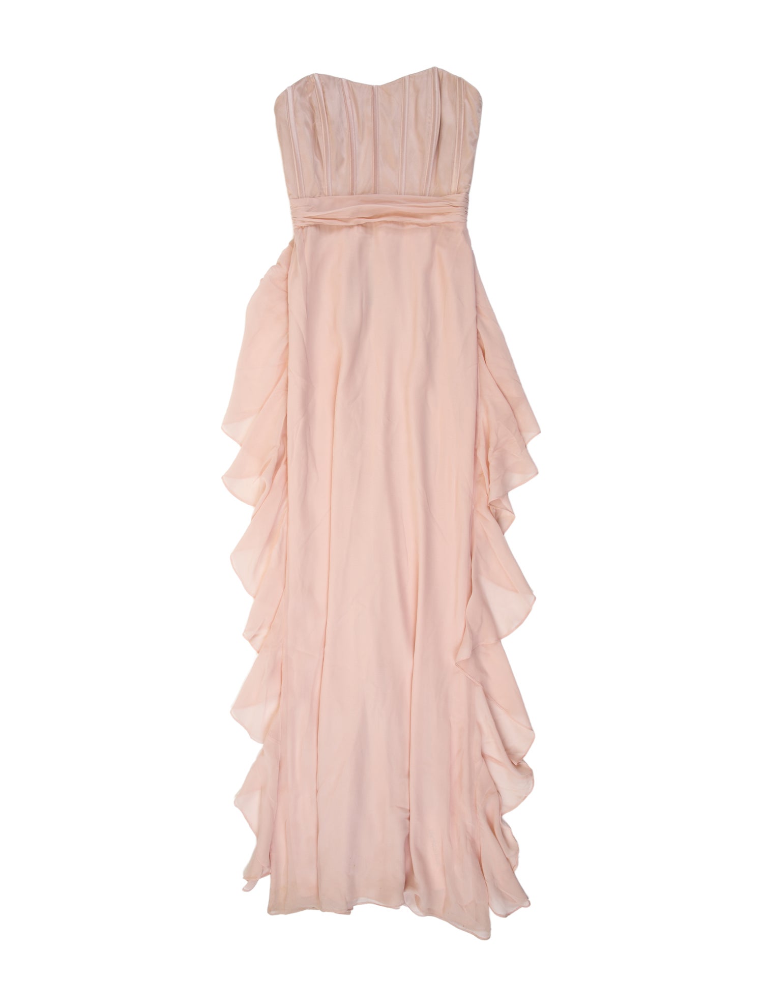 Badgley Mischka Silk Long Dress