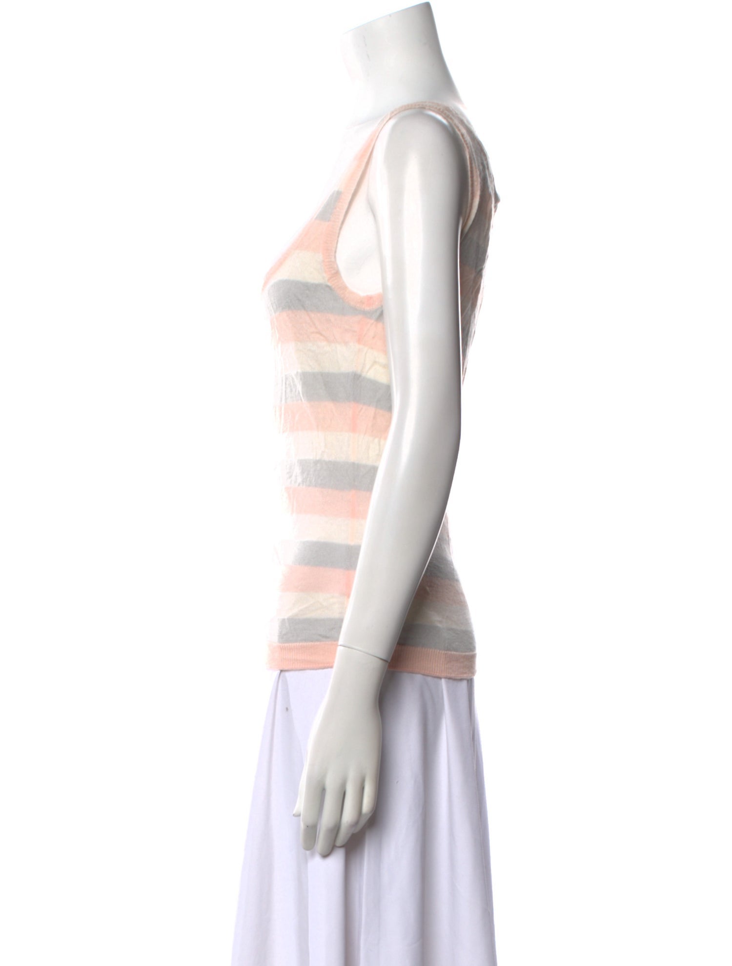 Badgley Mischka Cashmere Striped Sweater