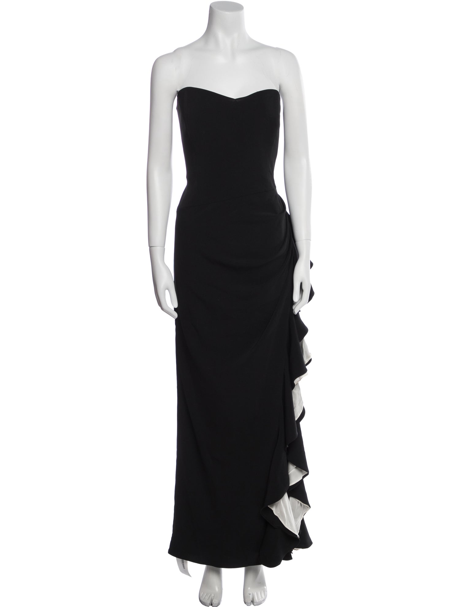 Badgley Mischka Strapless Long Dress