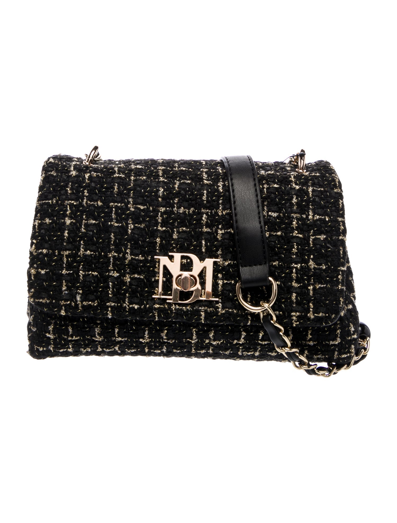 Badgley Mischka Tweed Shoulder Bag w/ Tags