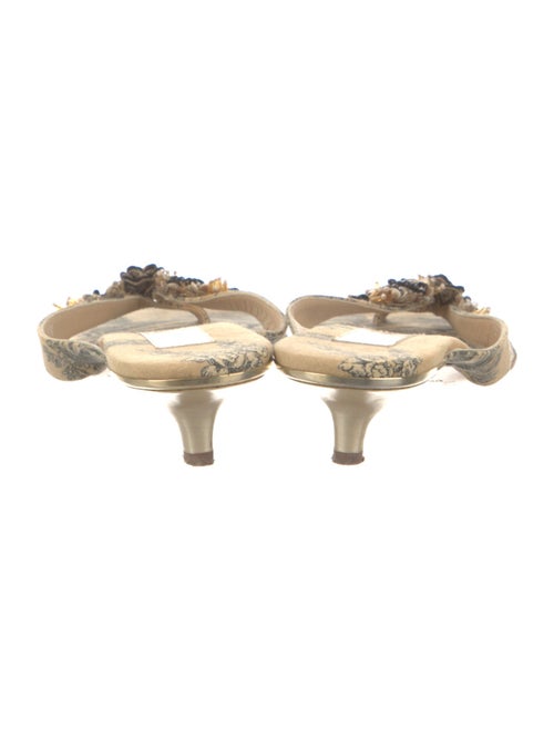 Badgley Mischka Printed Flip Flops