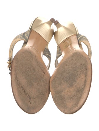 Badgley Mischka Printed Flip Flops