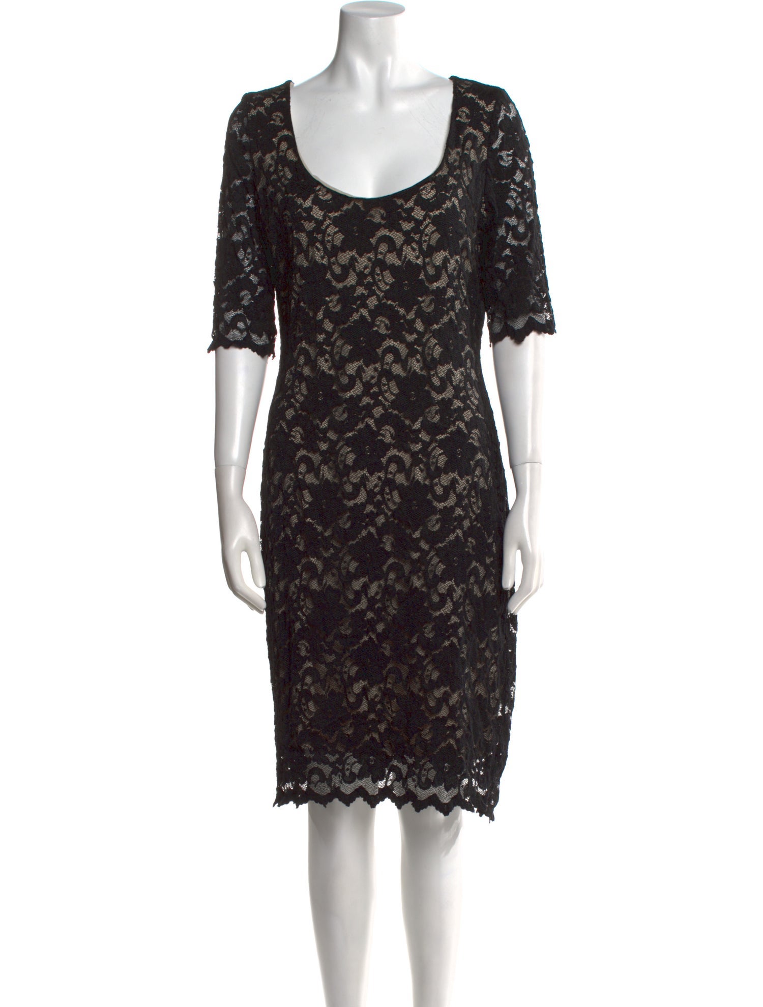 Badgley Mischka Nylon Knee-Length Dress