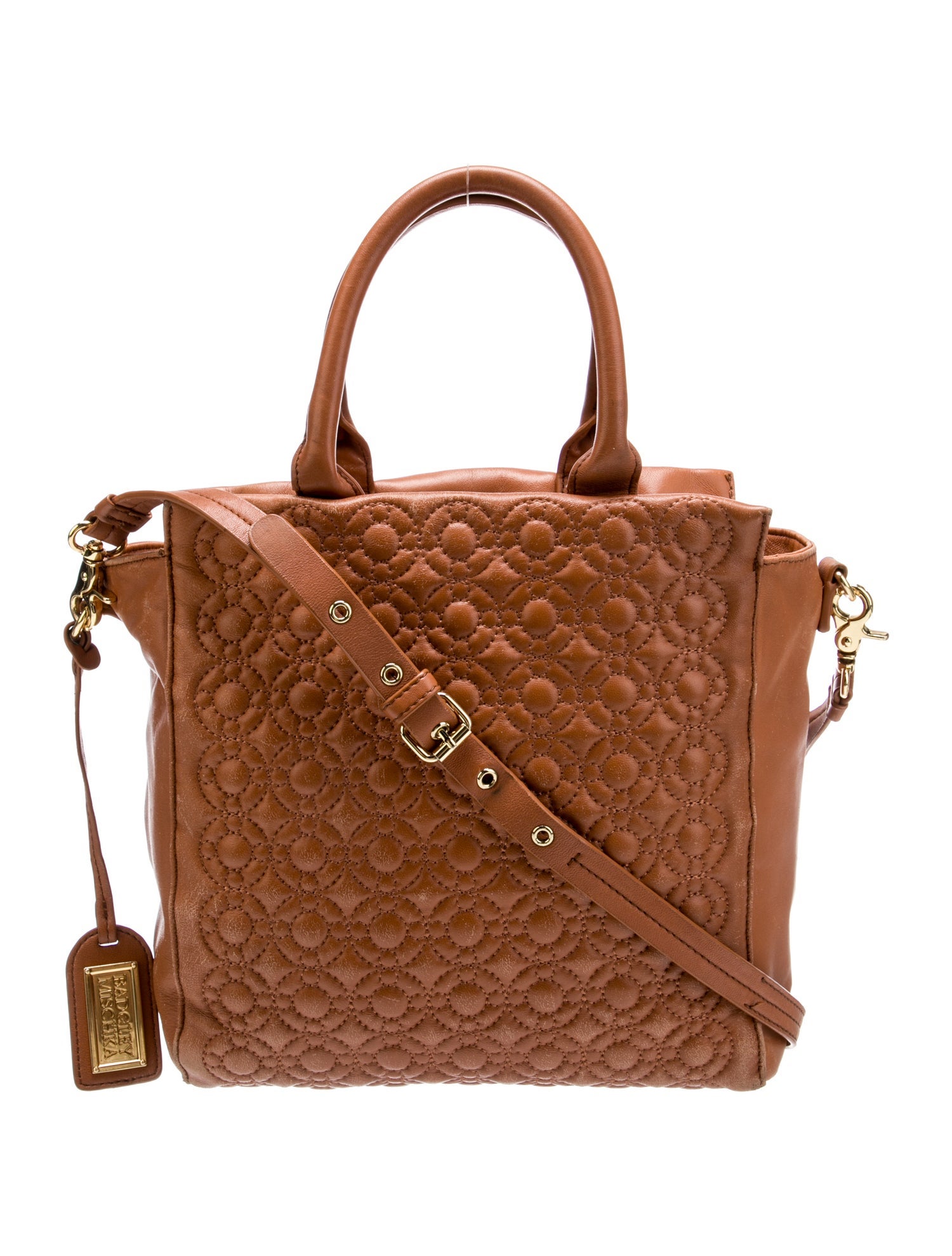 Badgley Mischka Leather Top Handle Bag