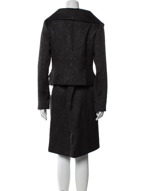 Badgley Mischka Patterned Skirt Suit