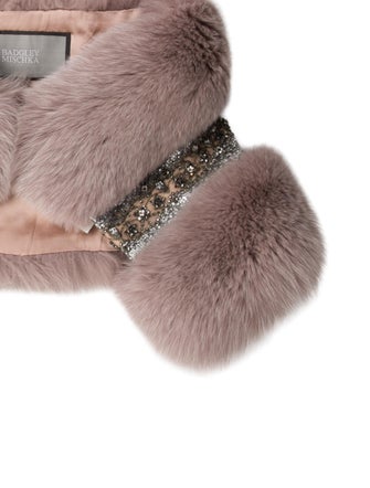 Badgley Mischka Fur Shawl