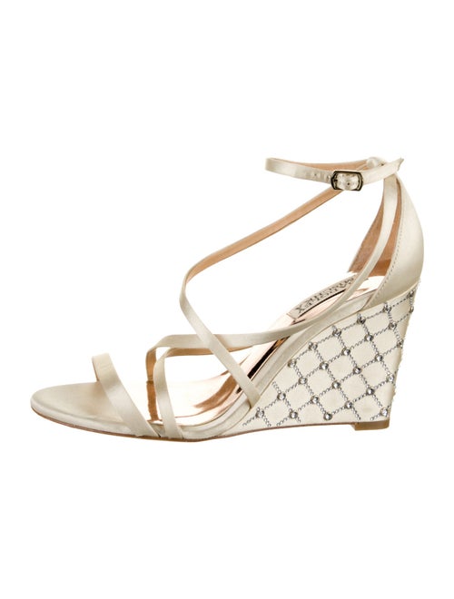 Badgley Mischka Satin Espadrilles