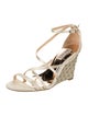 Badgley Mischka Satin Espadrilles