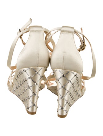 Badgley Mischka Satin Espadrilles