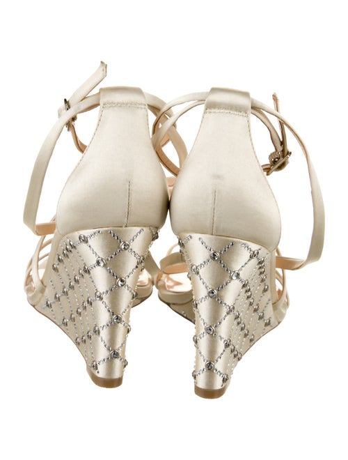 Badgley Mischka Satin Espadrilles