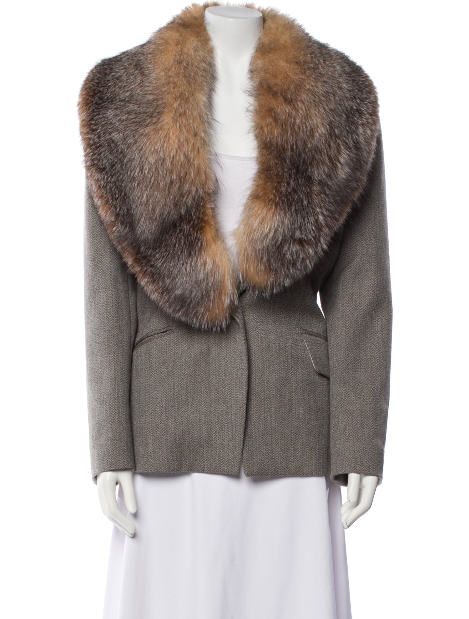 Badgley Mischka Faux Fur Jacket