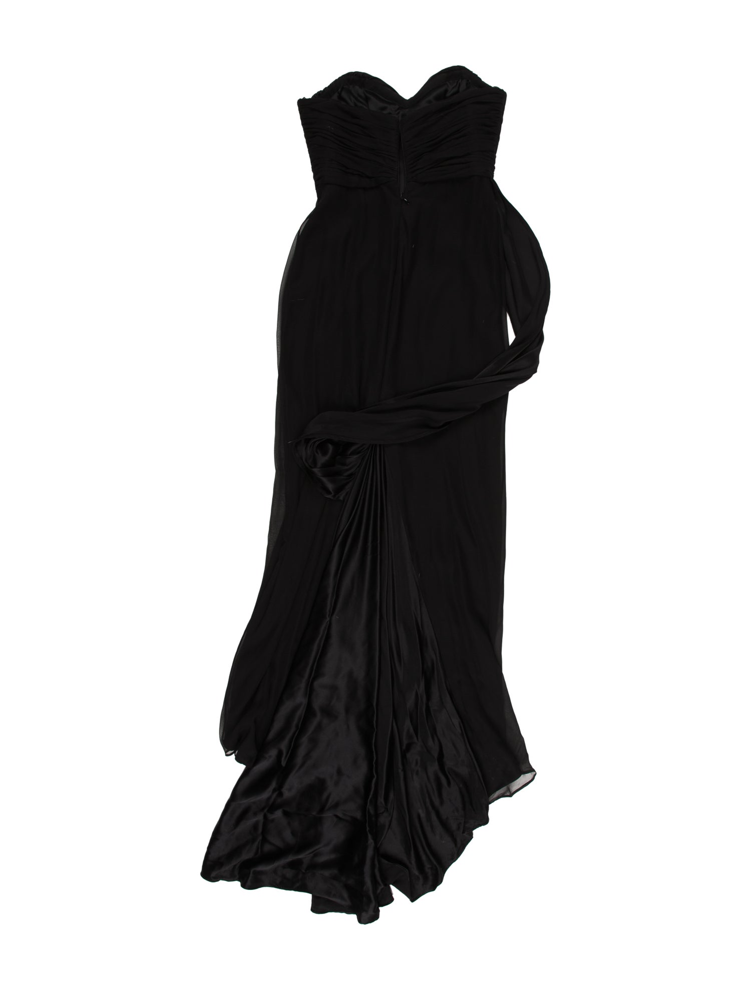 Badgley Mischka Strapless Long Dress