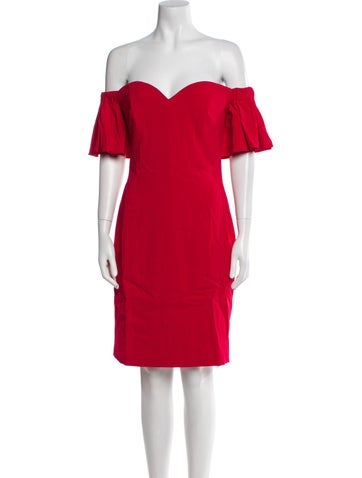 Badgley Mischka Dresses Off-The-Shoulder Mini Dress US 8 | M