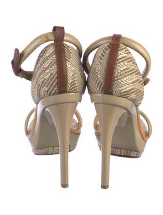 Badgley Mischka Leather Sandals