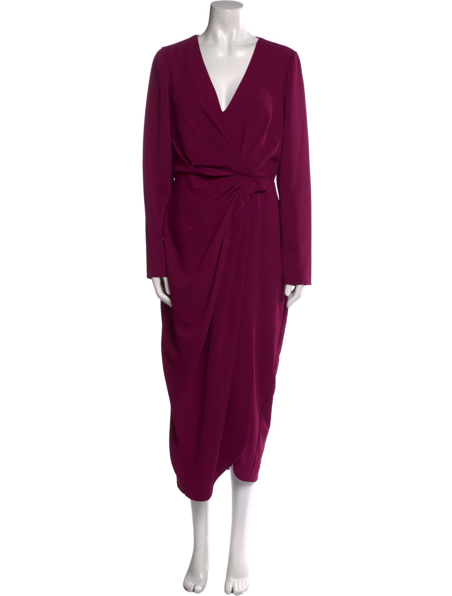 Badgley Mischka V-Neck Long Dress w/ Tags