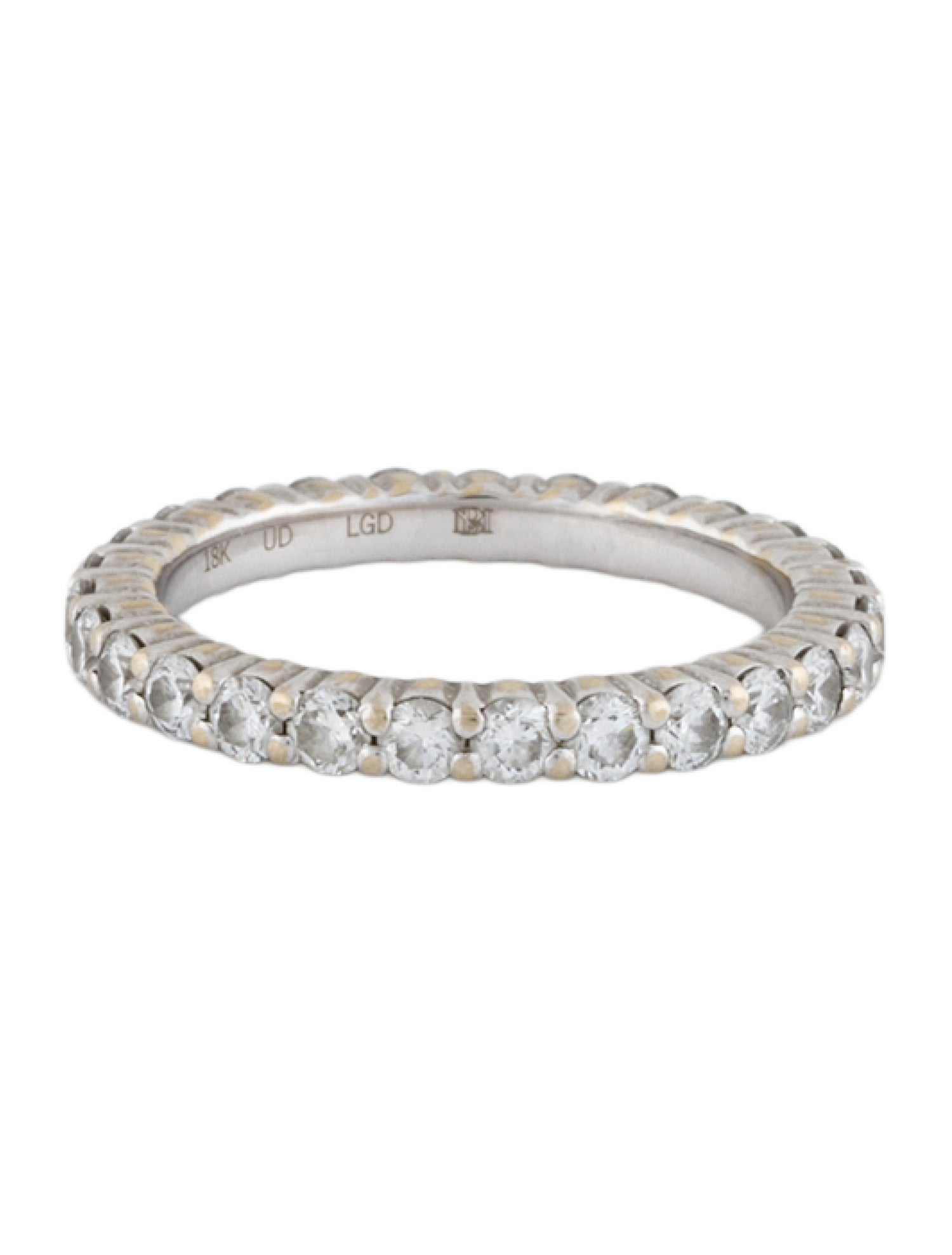 Badgley Mischka 18K 1.75ctw Lab-Grown Diamond Eternity Ring