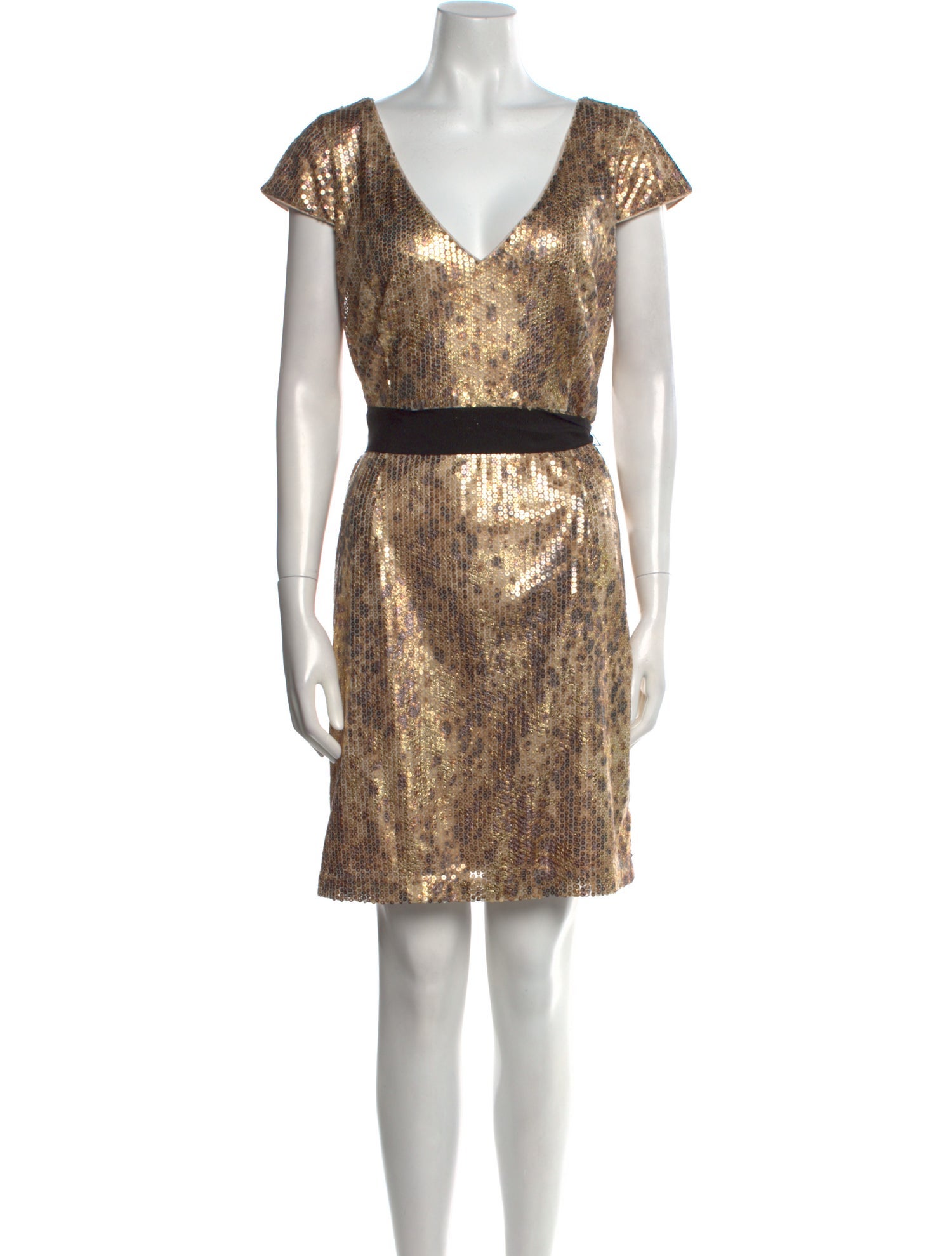 Badgley Mischka Printed Mini Dress