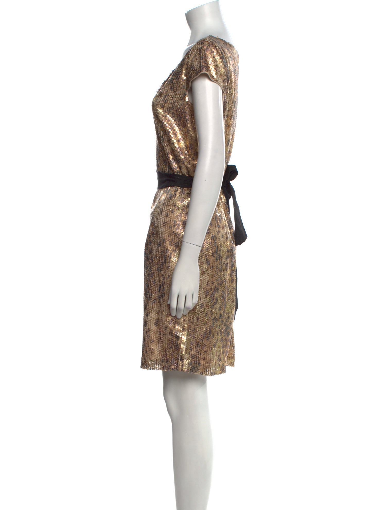 Badgley Mischka Printed Mini Dress