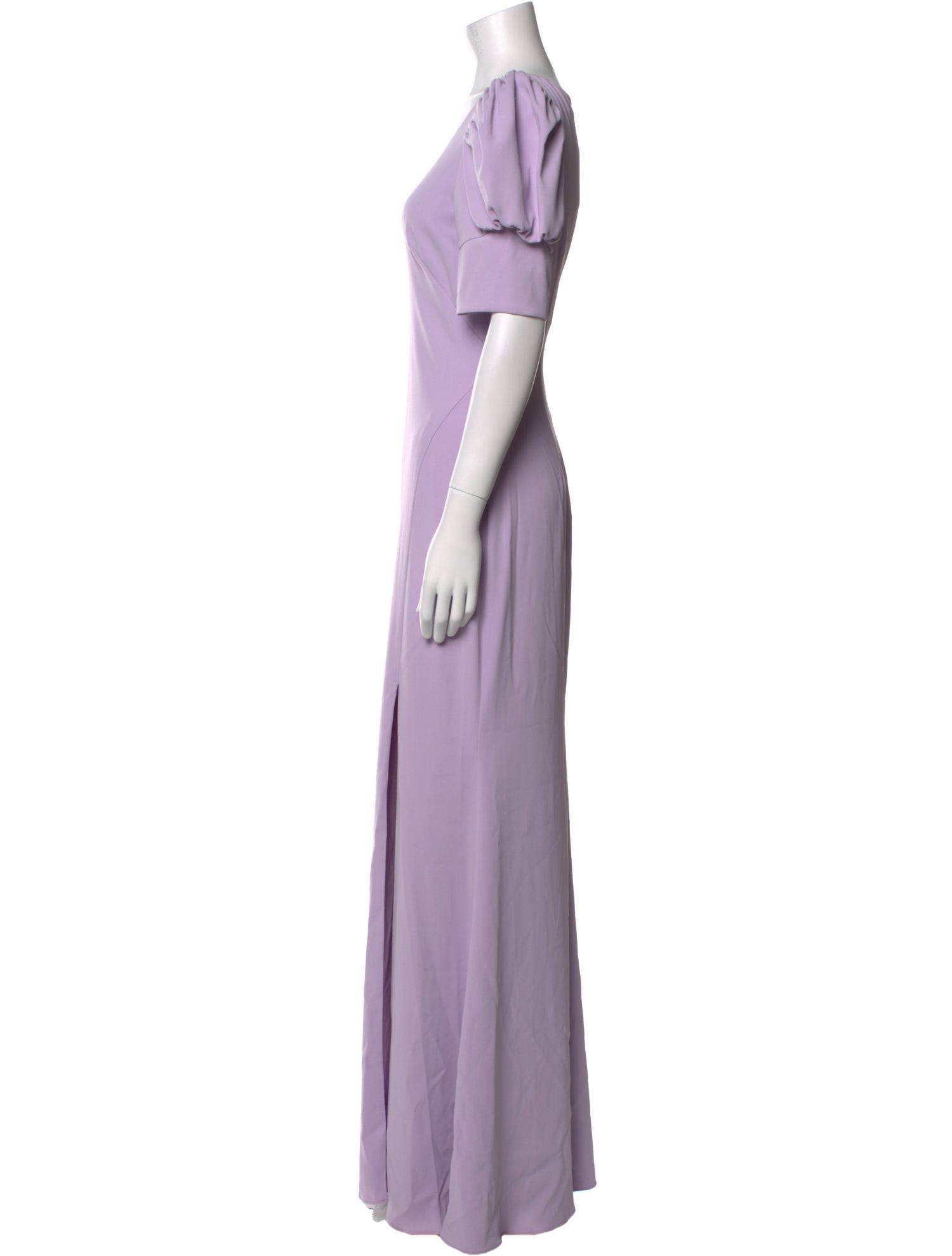 Badgley Mischka V-Neck Long Dress