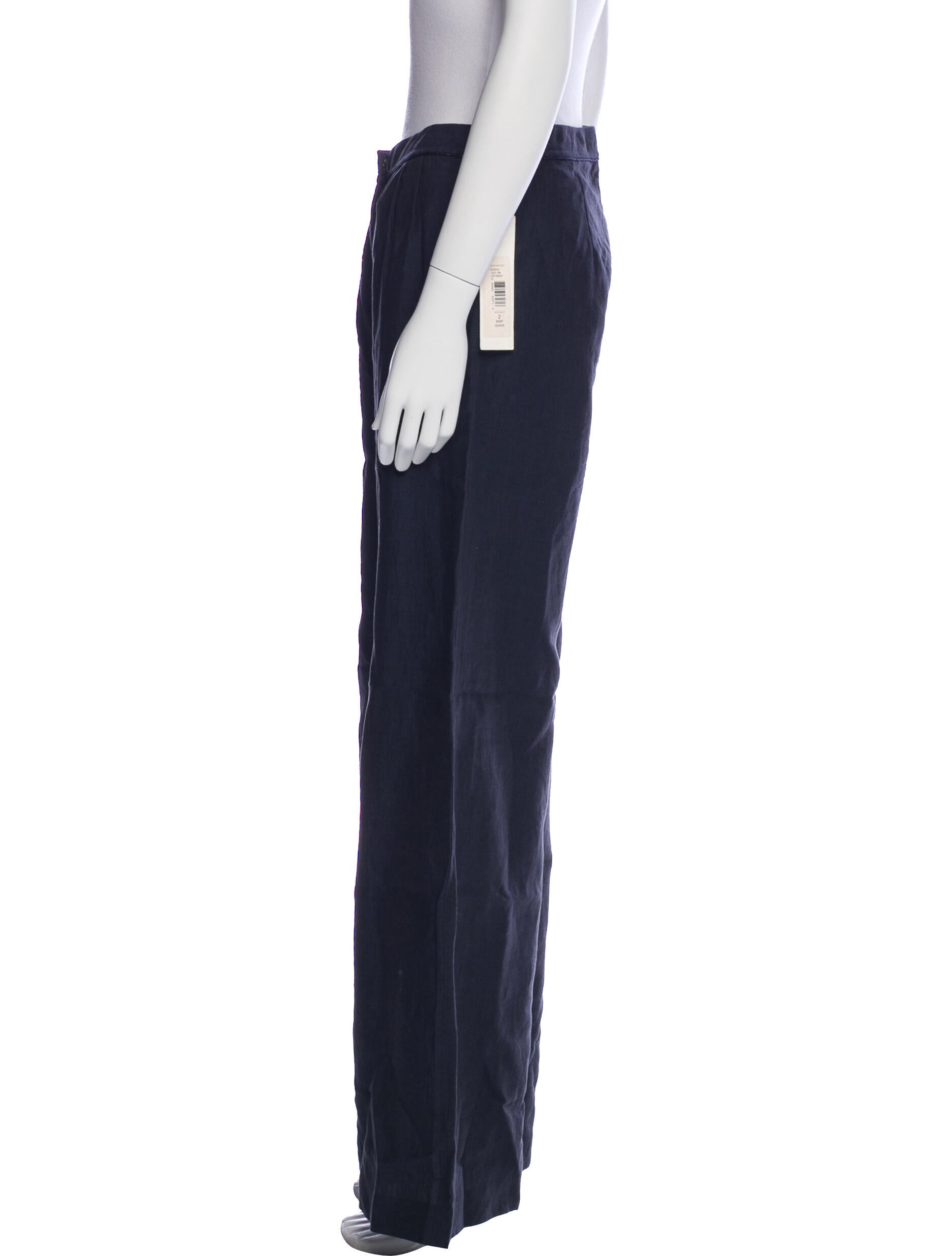 Badgley Mischka Linen Wide Leg Pants