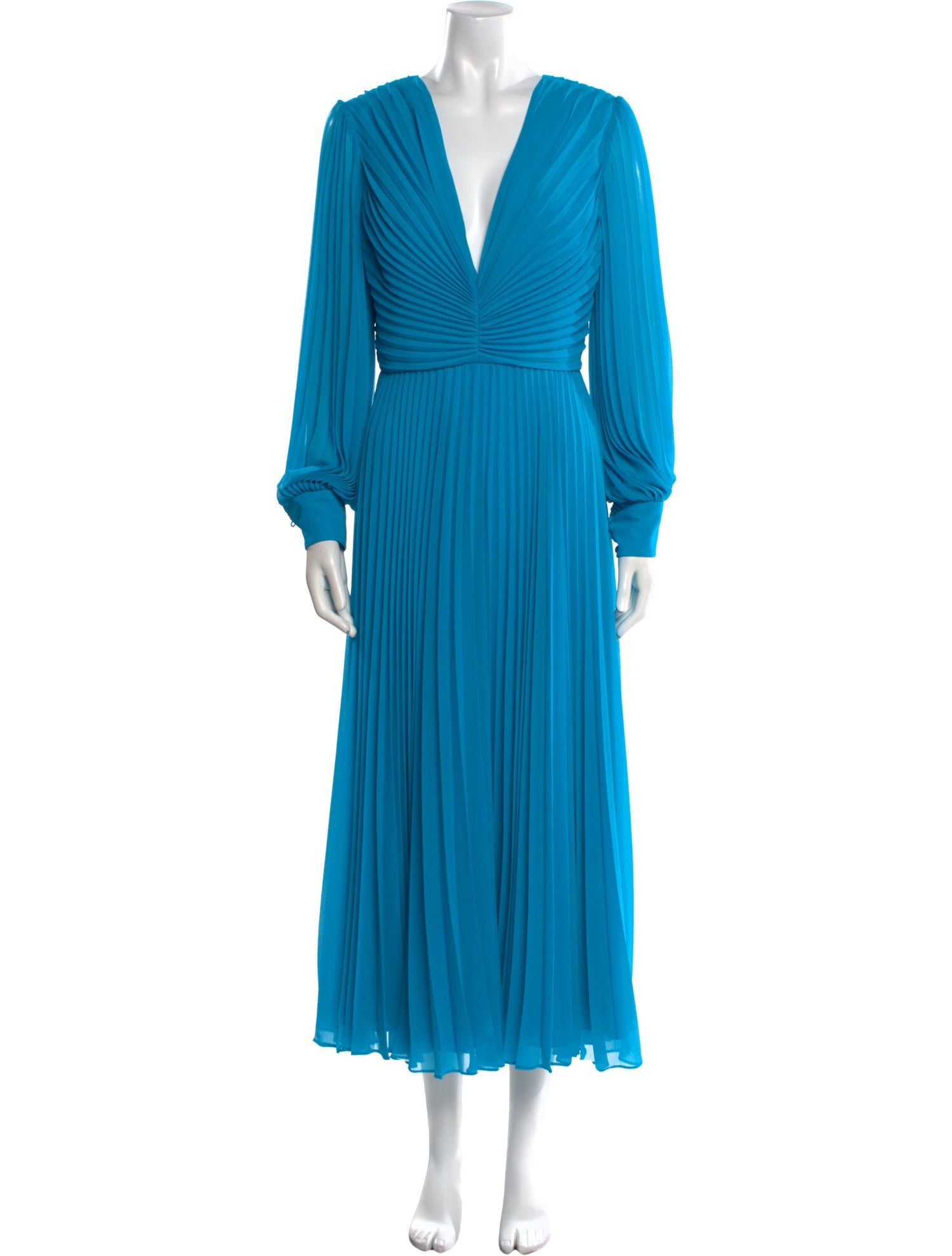 Badgley Mischka V-Neck Long Dress w/ Tags