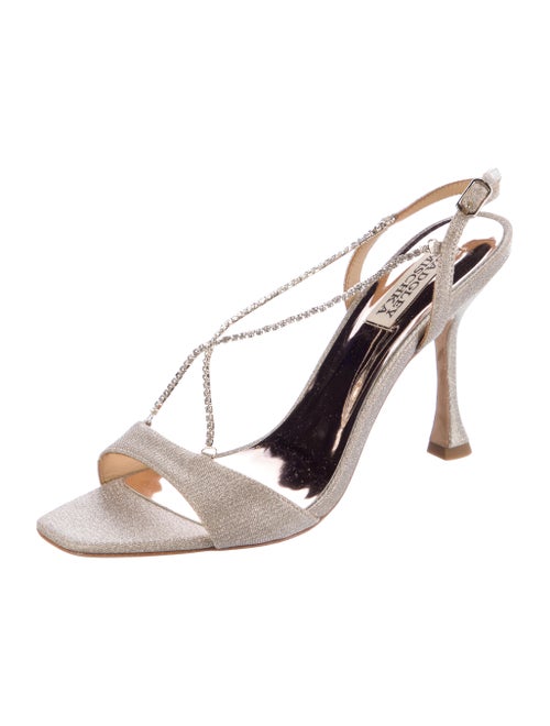 Badgley Mischka Glitter Glitter Accents T-Strap Pumps