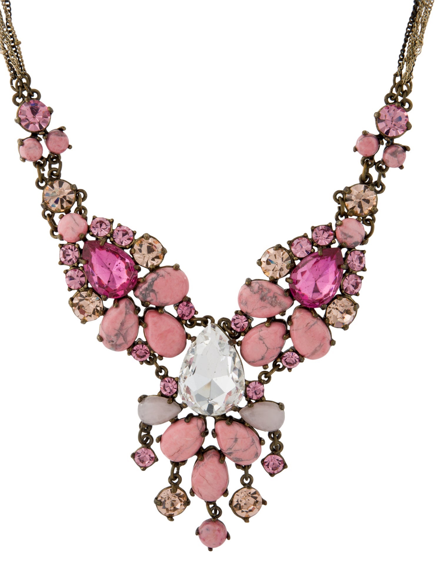 Badgley Mischka Crystal Statement Collar Necklace
