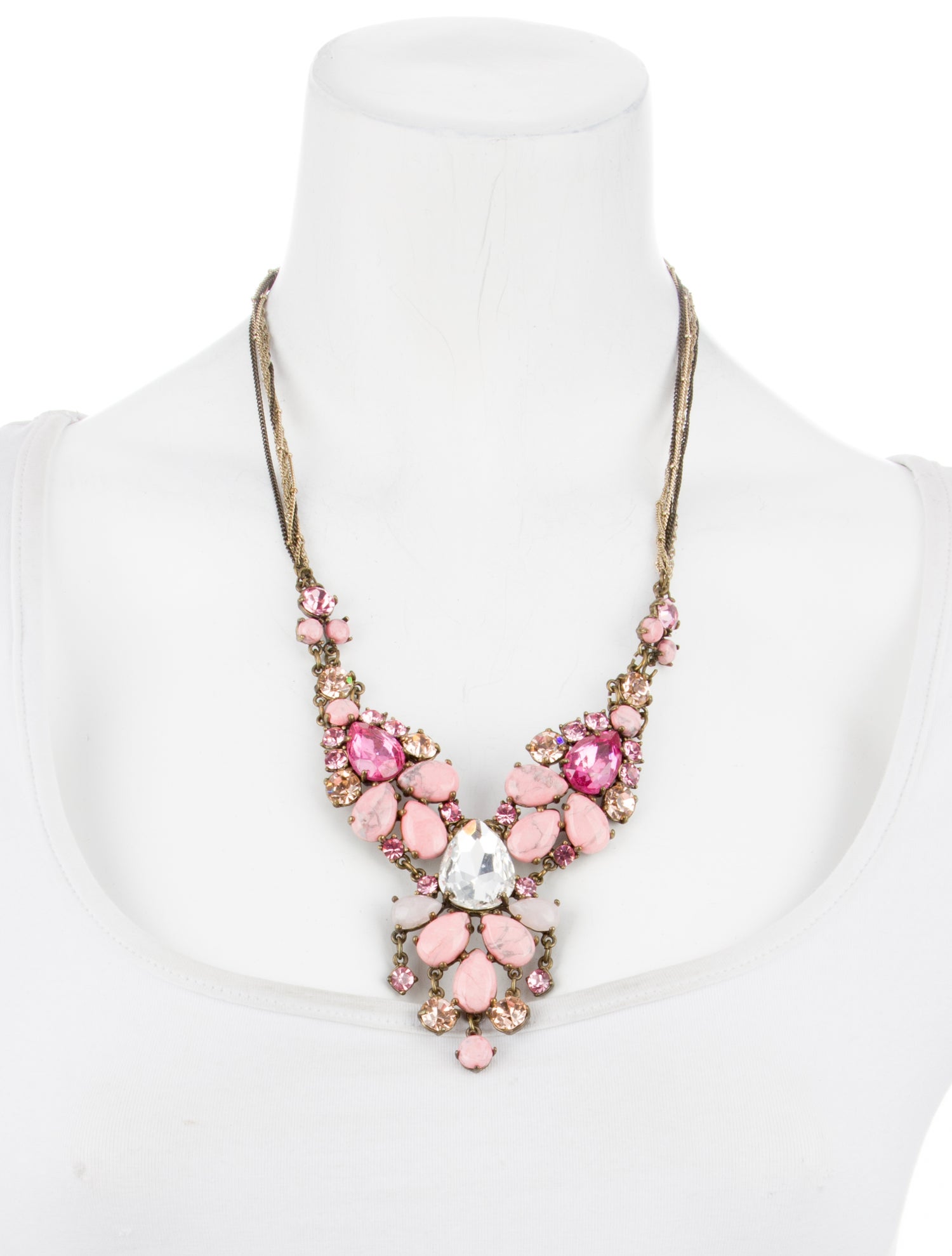Badgley Mischka Crystal Statement Collar Necklace