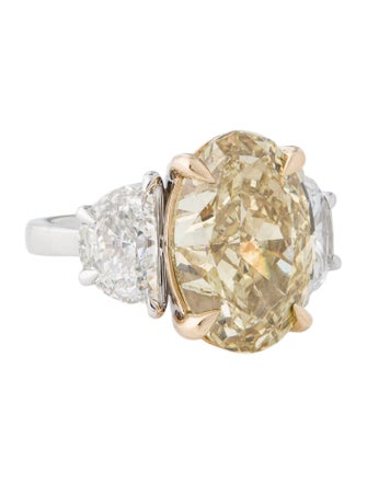 Badgley Mischka 14K Two-Tone 15.26ctw Lab-Grown Diamond Cocktail Ring