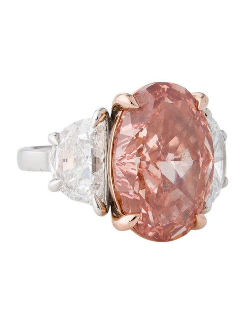 Badgley Mischka 14K 13.88ct Lab-Grown Diamond Engagement Ring