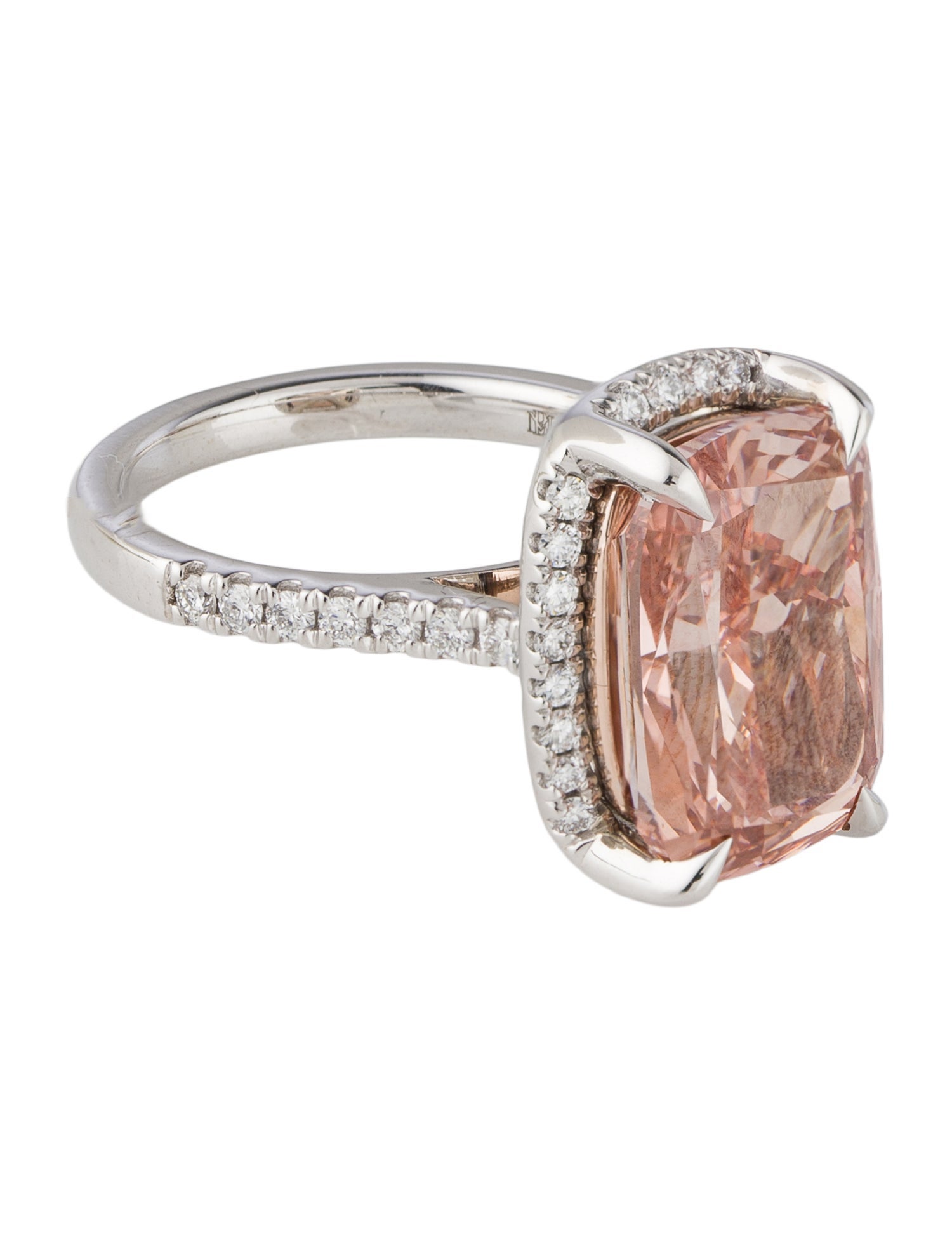 Badgley Mischka 14K 10.01Cct Lab-Grown Diamond Engagement Ring