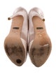 Badgley Mischka Satin Crystal Embellishments Pumps