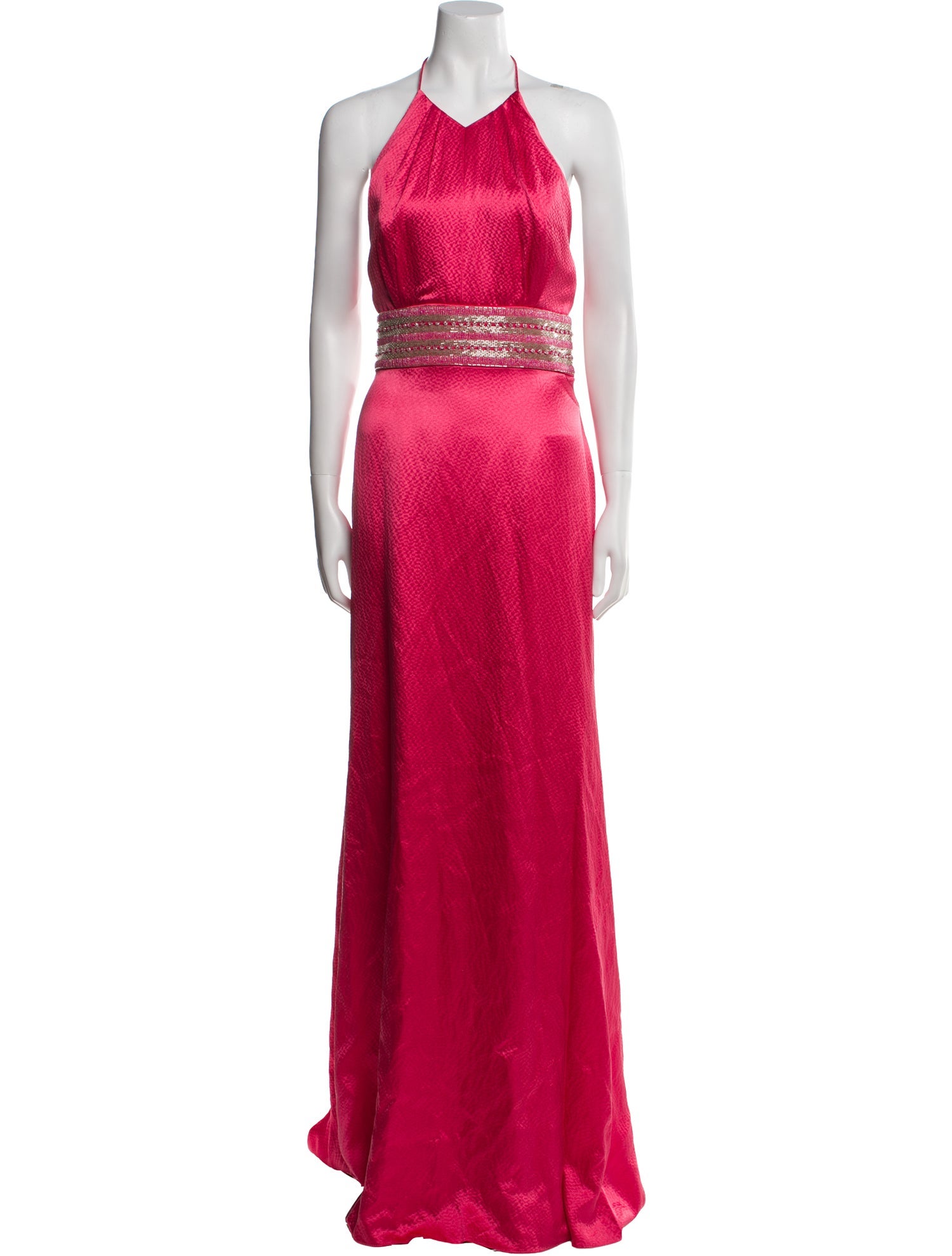 Badgley Mischka Silk Long Dress w/ Tags