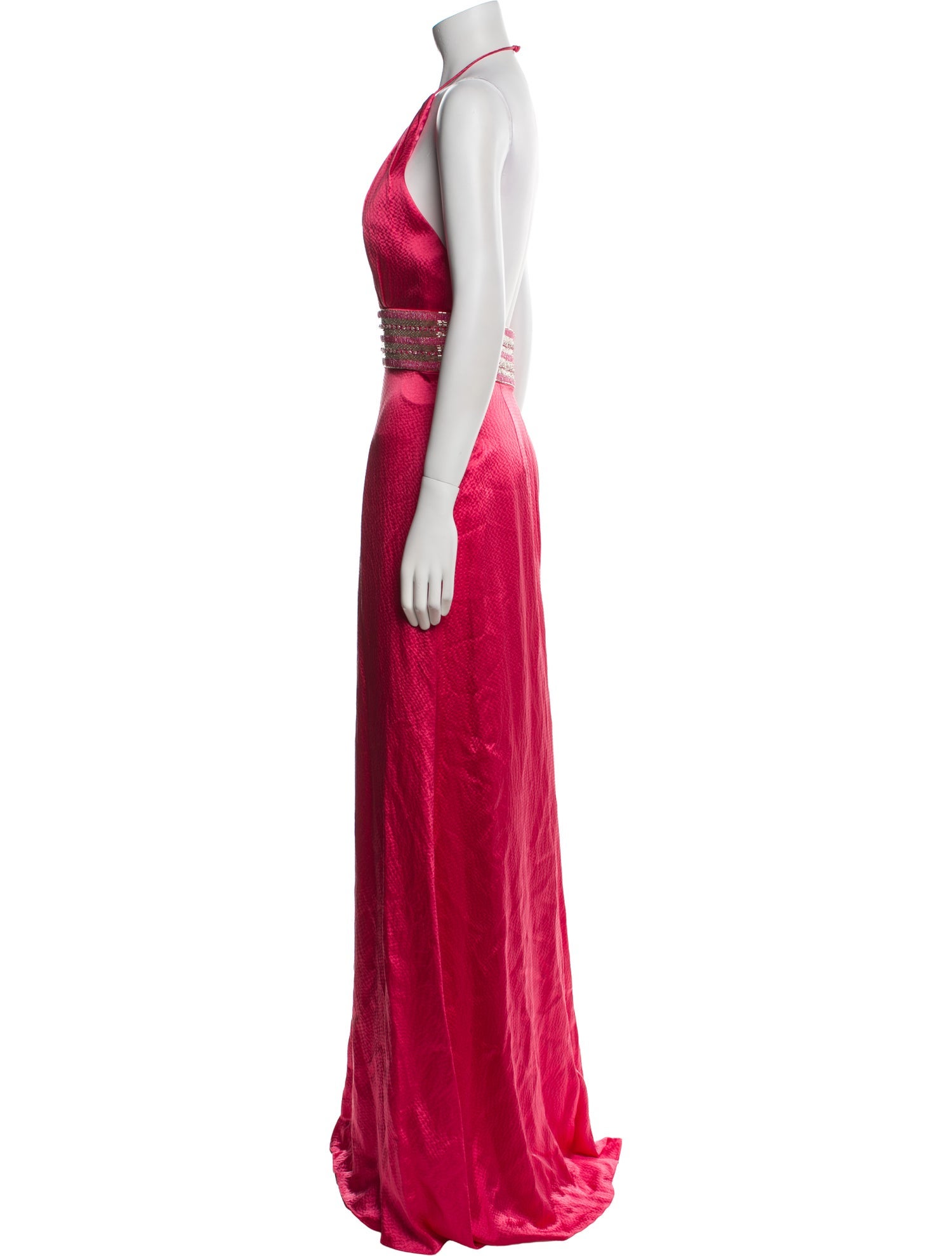 Badgley Mischka Silk Long Dress w/ Tags