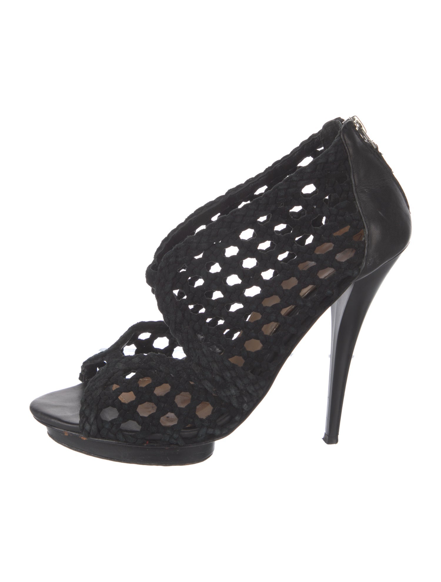 Badgley Mischka Suede Gladiator Sandals