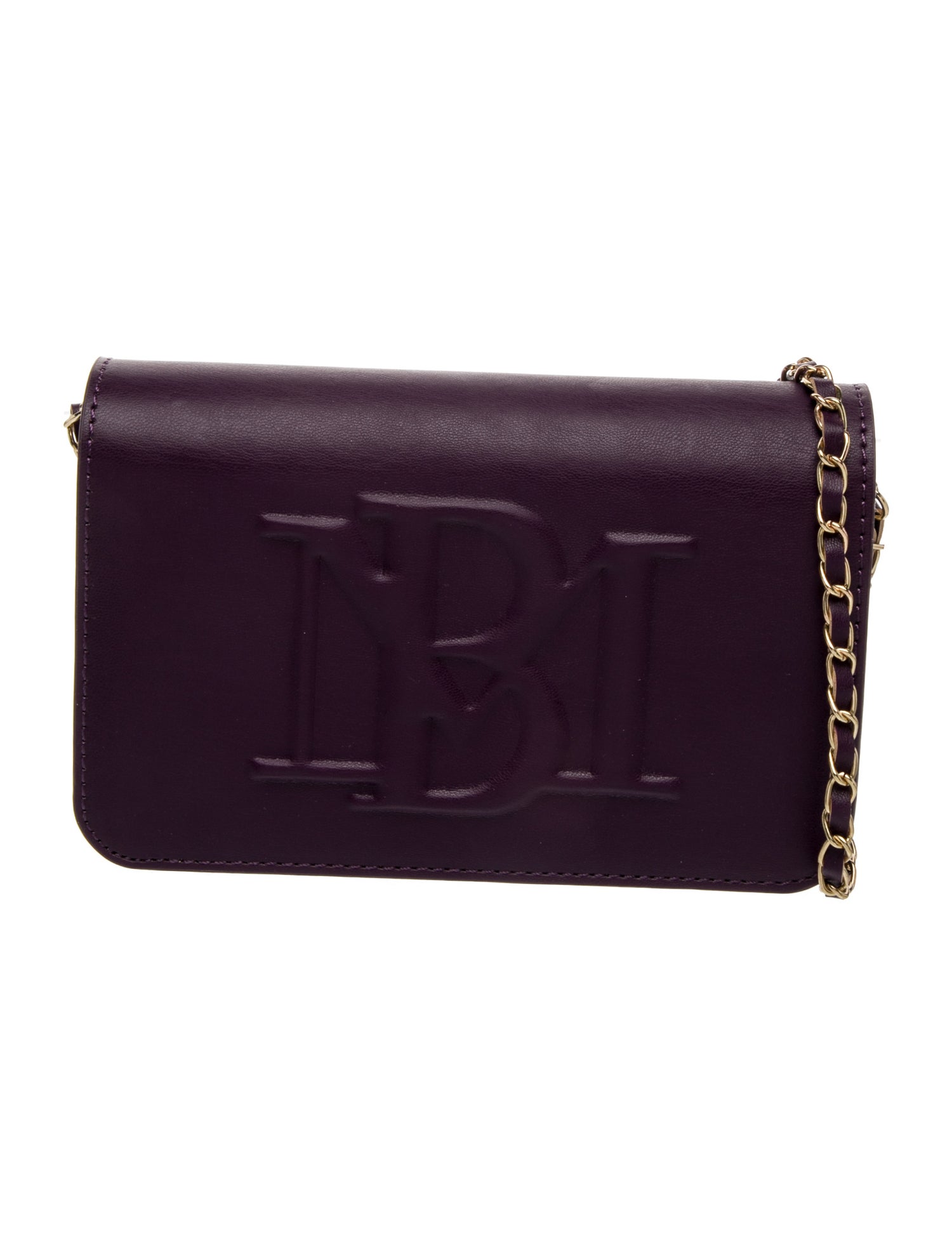 Badgley Mischka Leather Clutch w/ Tags