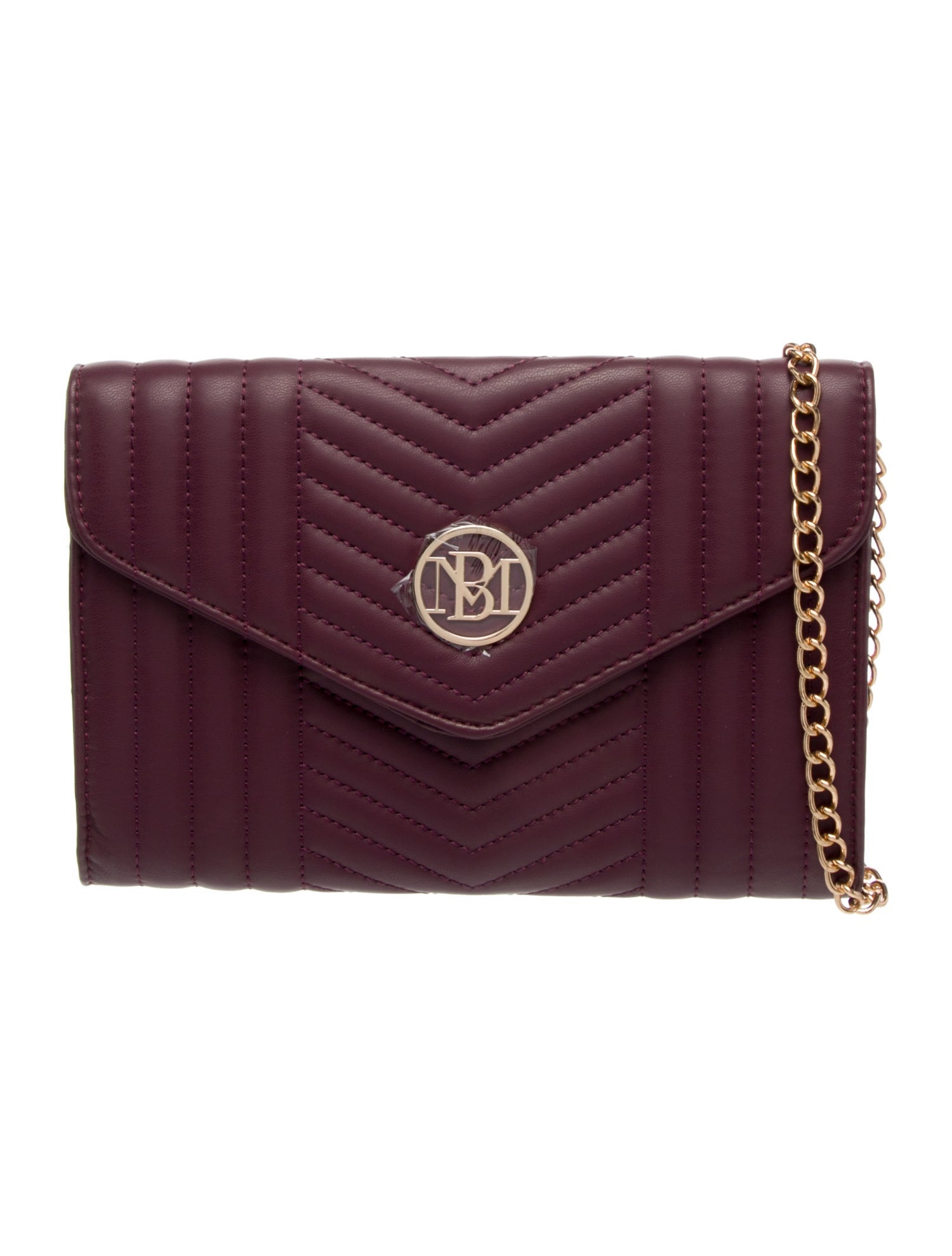 Badgley Mischka Leather Evening Bag w/ Tags