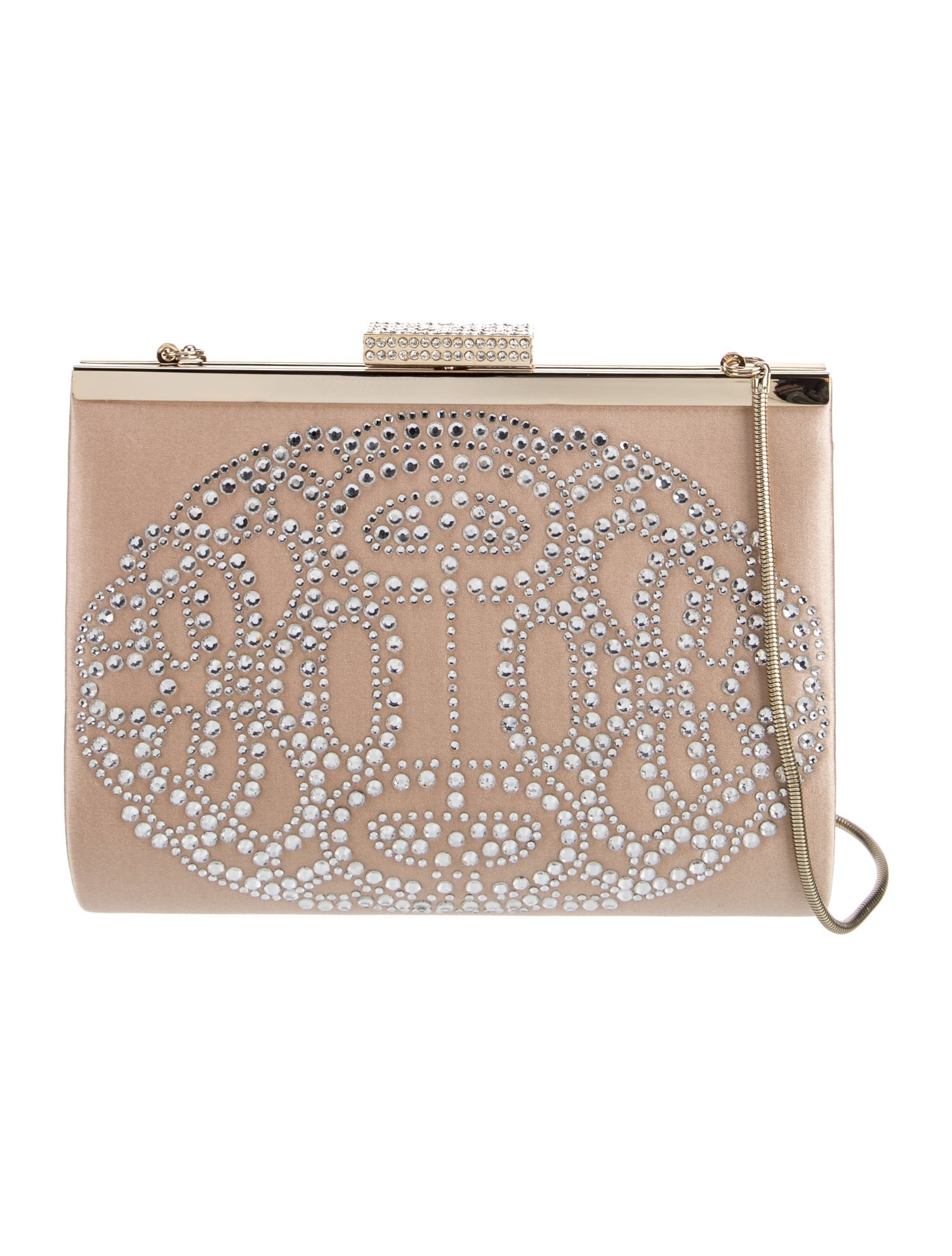 Badgley Mischka Satin Minaudière w/ Tags