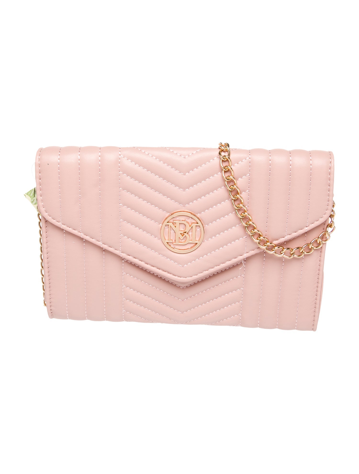 Badgley Mischka Leather Clutch w/ Tags