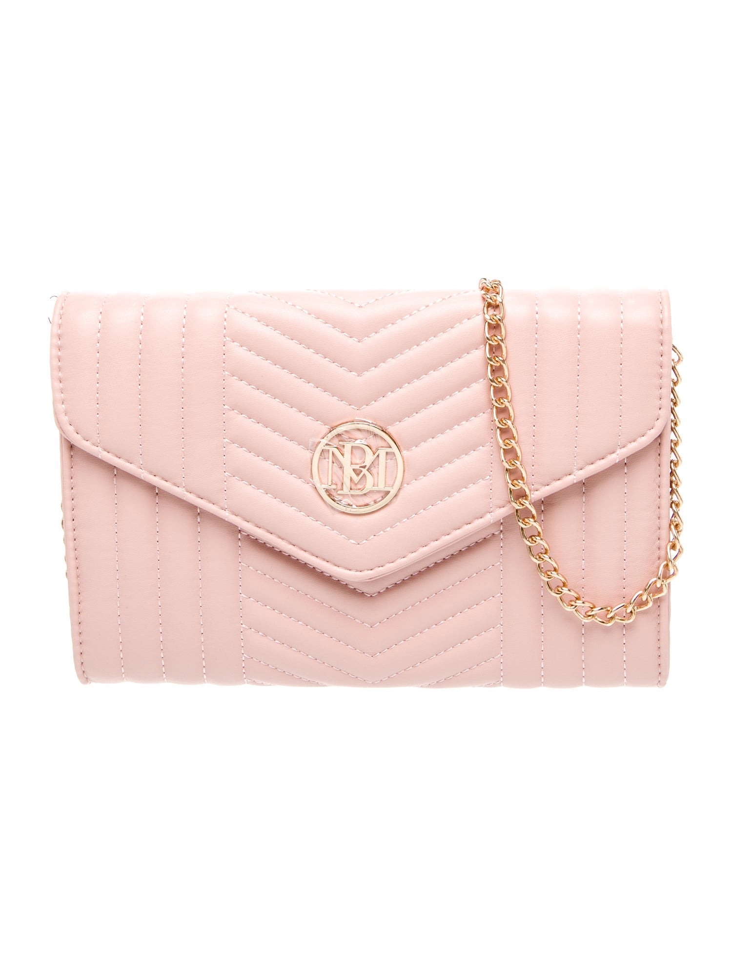 Badgley Mischka Leather Clutch w/ Tags