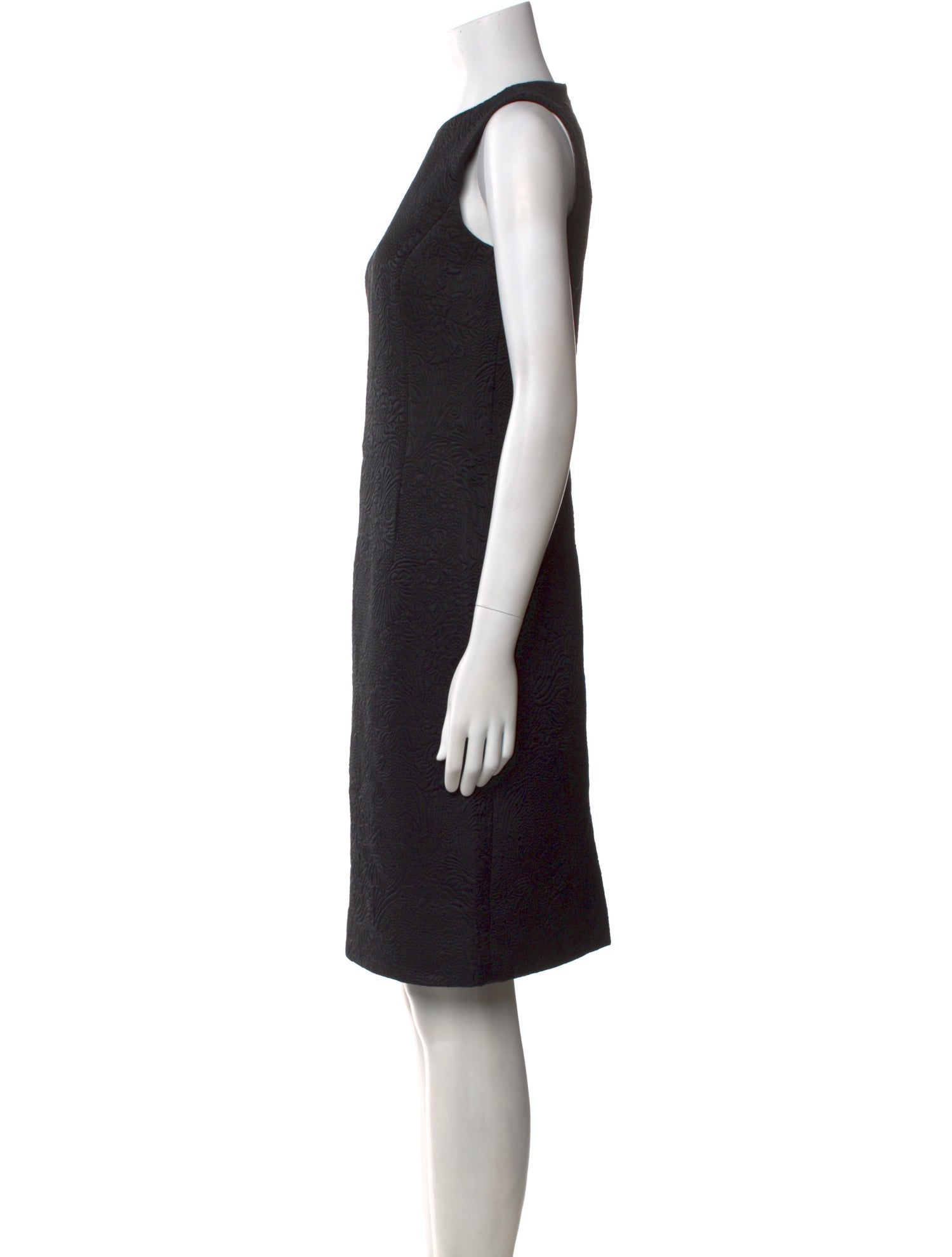 Badgley Mischka Wool Knee-Length Dress